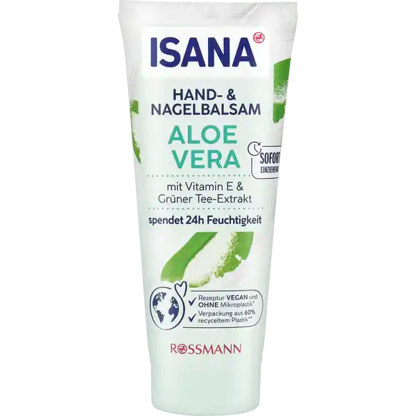 Crème pour les mains et les ongles à l'aloe vera